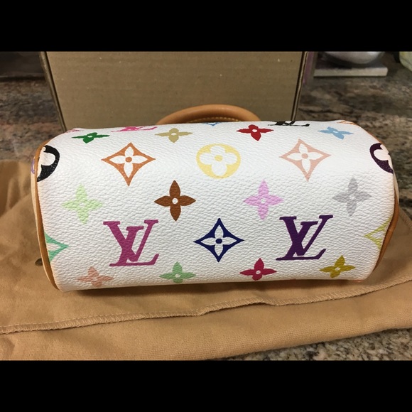 LOUIS VUITTON MINI MULTI SPEEDY BAG MURAKAMI-NO REASONABLE OFFER REFUSED!!! - Picture 6 of 12
